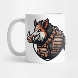 Tactical Wild Boar Adventure Tee: Unleash the Beast Within Mug